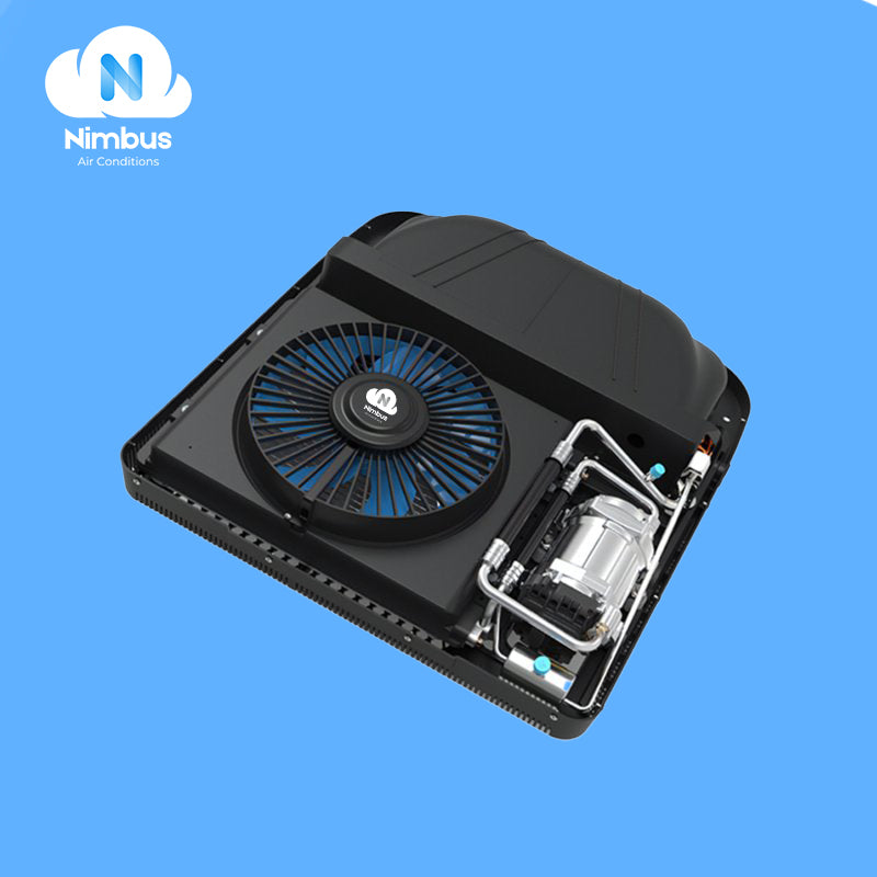 NIMBUS AC  S12 : Electric Parking Air Condition 12V for Vans /RV camper/ tractor /excavator