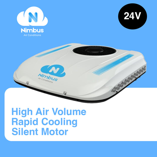NIMBUS AC M12 & M24 Electric Parking Air Conditioner 24V for Trucks / Vans / Camper vans .